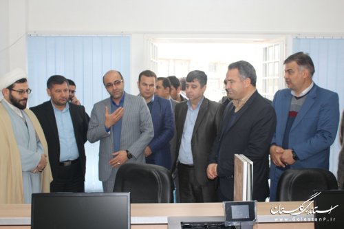 افتتاح و استقرار اداره امور مالیاتی شهرستان مراوه تپه
