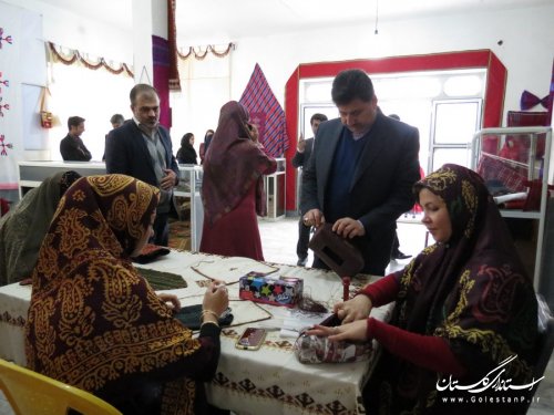 مرکز خلاق صنایع دستی روستای ینقاق از توابع شهرستان گالیکش افتتاح شد