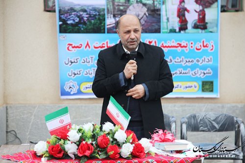 افتتاح بزرگترین مرکز تخصصی صنایع دستی استان در شهرستان علی آباد