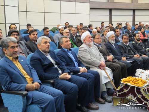 افتتاح متمرکز پروژه های دهه فجر شهرستان آق قلا