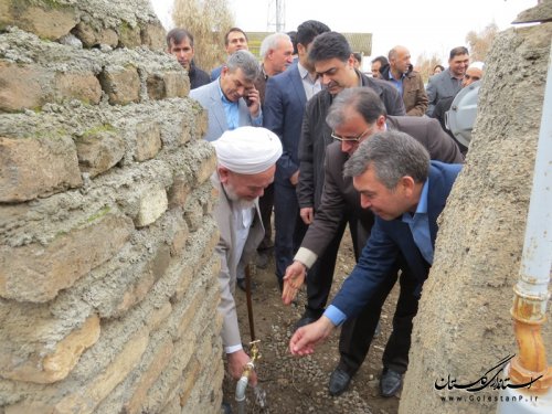 بهره برداری از 7 پروژه آبرسانی روستایی در شهرستان آق قلا