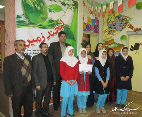 استقبال کودکان و نوجوانان از فعالیت های کانون گمیشان در ایام الله دهه فجر