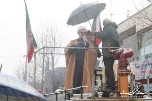 خروش انقلابی اهالی ولایتمدار گالیکش در روز 22 بهمن بر علیه استکبار جهانی