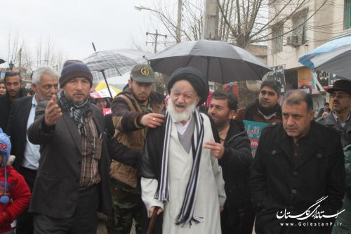 خروش انقلابی اهالی ولایتمدار گالیکش در روز 22 بهمن بر علیه استکبار جهانی