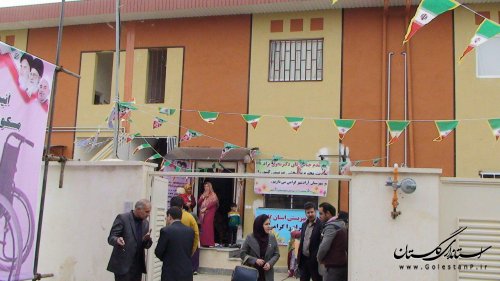 افتتاح ١٣ واحد مسكن خانوارهاي داراي ٢ معلول در شهرستان آزادشهر