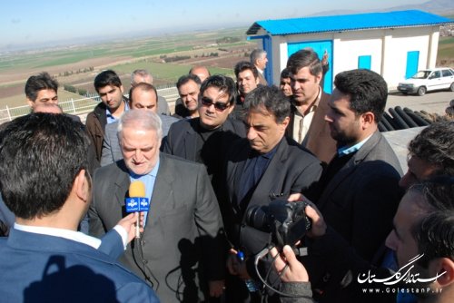 طرح آبرسانی شهر مینودشت با اعتبار 10 میلیاردو830 میلیون تومان به بهره برداری رسید
