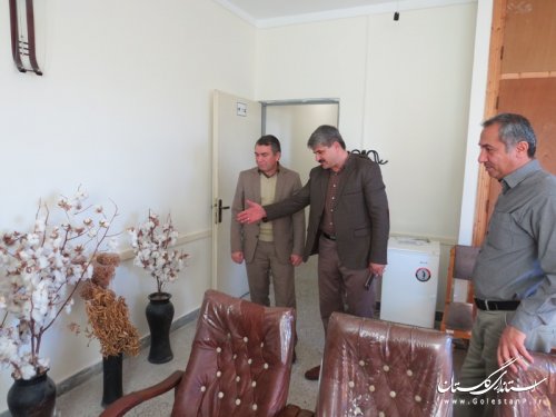 بازدید سرزده فرماندار از مدیریت جهاد کشاورزی شهرستان آق قلا