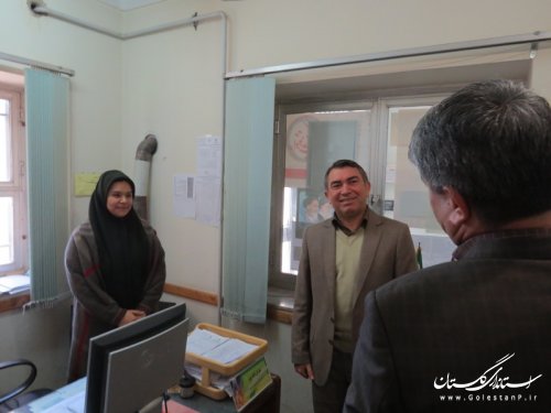 بازدید سرزده فرماندار از مدیریت جهاد کشاورزی شهرستان آق قلا