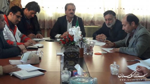 پنجمین جلسه ستاد تسهیلات خدمات نوروزی شهرستان ترکمن برگزار شد