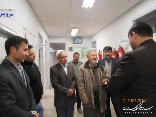 بازدید فرماندار گمیشان از اداره مخابرات شهرستان