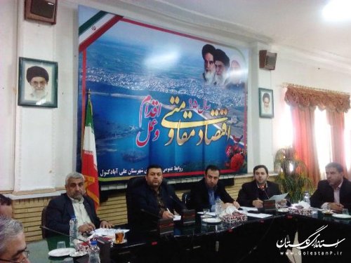 جلسه ستاد هماهنگی و پیگیری مناسب سازی مبلمان شهری علی آباد کتول برگزارشد