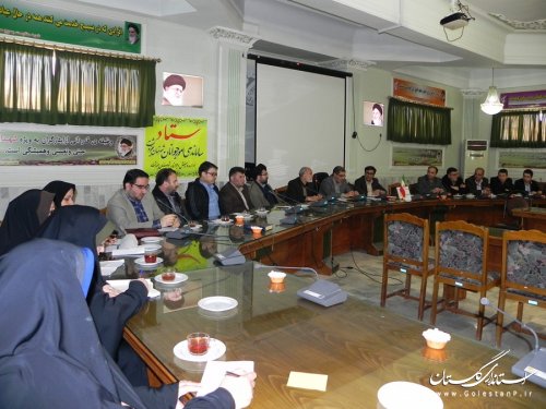 برگزاری جلسه ستاد ساماندهی امور جوانان شهرستان مینودشت
