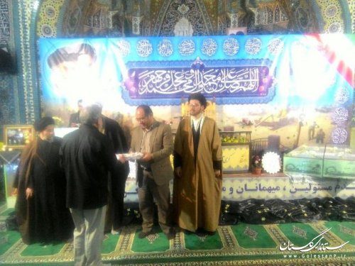 مراسم وداع با شهدای گمنام باحضور فرماندارعلی آباد کتول برگزار شد