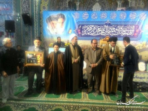 مراسم وداع با شهدای گمنام باحضور فرماندارعلی آباد کتول برگزار شد