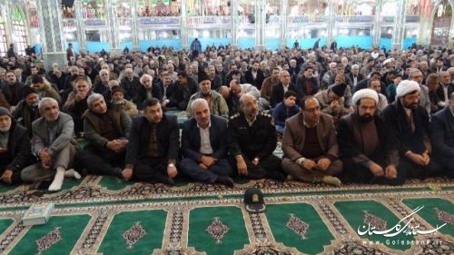 مراسم وداع با شهدای گمنام باحضور فرماندارعلی آباد کتول برگزار شد
