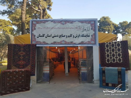 اقدام مبتکرانه پیشقدم در معرفی فرش گلستان