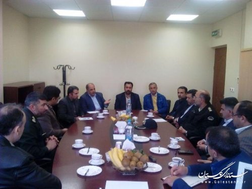 حضوراعضای شورای تامین علی آباد کتول درنیروگاه برق علی آباد کتول