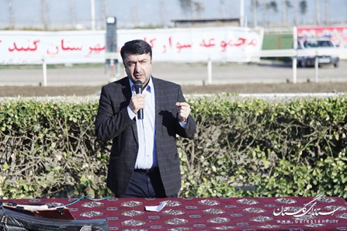 آیین رونمایی از لوح ثبتی مجموعه سوارکاری شهرستان گنبد در فهرست آثار ملی کشور
