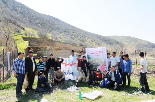 بخشی از مسیر دیوار دفاعی گرگان پاکسازی شد