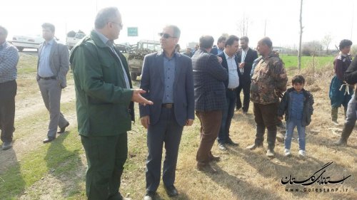 آیین رسمی اجرایی شدن طرح استانی بزرگراه سبز با حضور فرماندارکردکوی