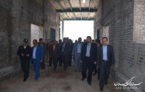 بازدید مسئولین عالی سازمان زندانها از اردوگاه کاردرمانی علی آبادکتول