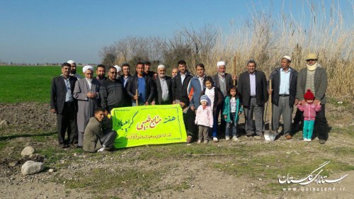 مراسم درختکاری با حضور معاون فرماندار شهرستان آزادشهر