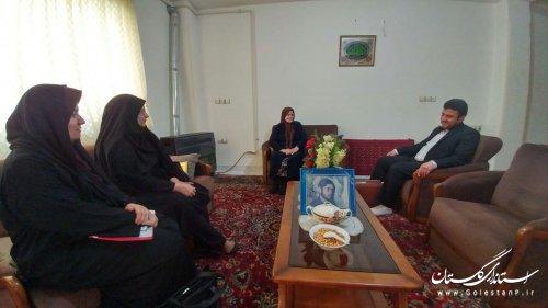 دیدار با مادر معظم دو شهید گرانقدر در گرگان
