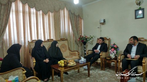 دیدار با مادر معظم دو شهید گرانقدر در گرگان