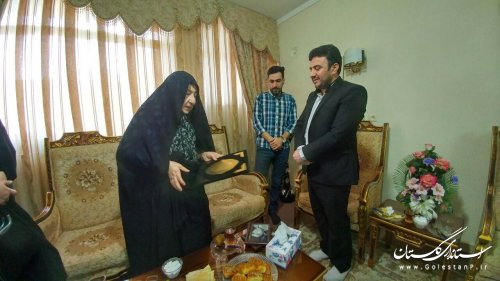 دیدار با مادر معظم دو شهید گرانقدر در گرگان
