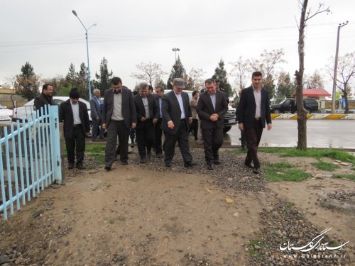 ادای احترام استاندار گلستان به مقام شامخ شهدای گمنام شهر انبار الوم
