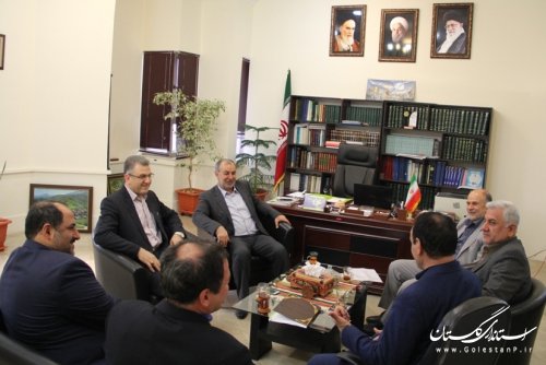 دیدار نوروزی مدیران دستگاه های اجرایی با فرماندار گرگان