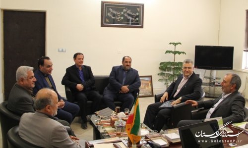 دیدار نوروزی مدیران دستگاه های اجرایی با فرماندار گرگان