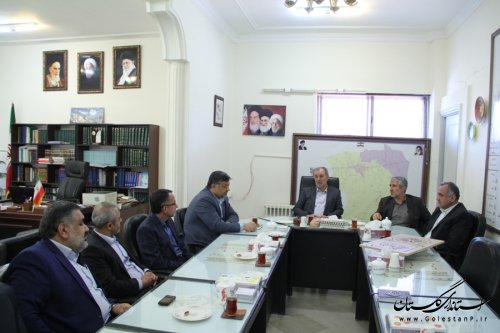 دیدار نوروزی مدیران دستگاه های اجرایی با فرماندار گرگان