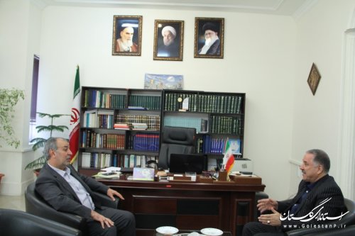 دیدار نوروزی مدیران دستگاه های اجرایی با فرماندار گرگان