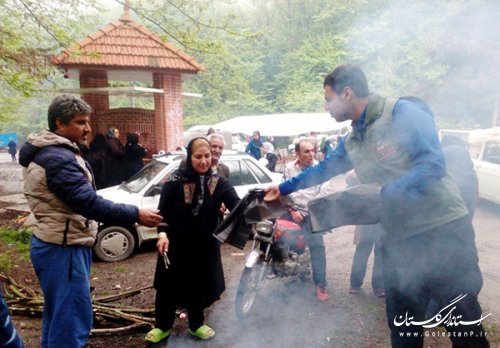 همیاری تشکل های مردم نهاد اداره کل میراث فرهنگی گلستان در روز طبیعت