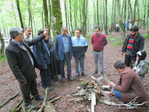 بازدید فرماندار بندرگز از مناطق تفریحی و تفرجگاههای جنگلی شهرستان در روز طبیعت