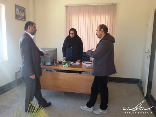 بازدید سرزده فرماندار بندرگز از ادارات منابع طبیعی و آبخیزداری و شبکه دامپزشکی شهرستان