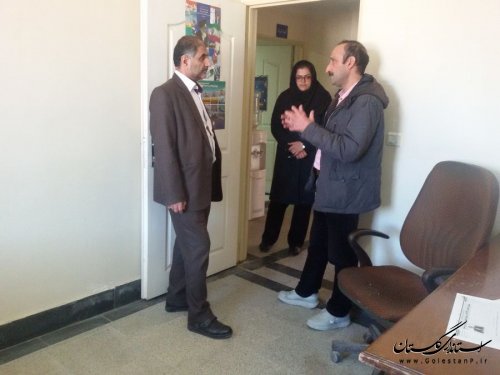 بازدید سرزده فرماندار بندرگز از ادارات منابع طبیعی و آبخیزداری و شبکه دامپزشکی شهرستان