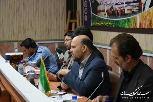 جلسه هماهنگی کاروان همه باهم در شهرستان ترکمن برگزار شد