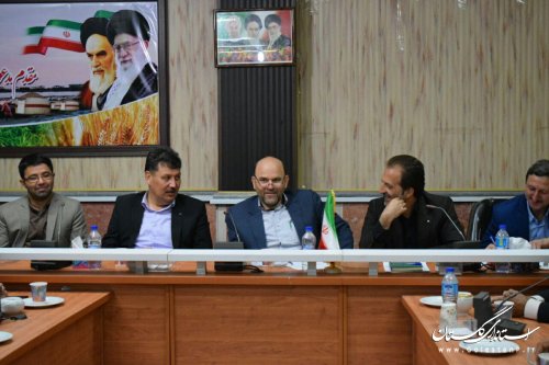 جلسه هماهنگی کاروان همه باهم در شهرستان ترکمن برگزار شد