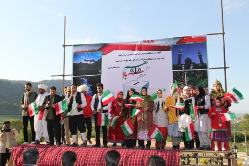 برگزاری جشن همه با هم در انتخابات با حضور فرماندار در شهرستان رامیان