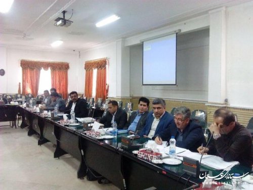 جلسه کارگروه آب، کشاورزی و منابع طبیعی شهرستان علی آبادکتول برگزارشد