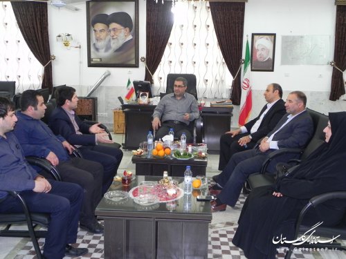 نشست فرماندار مینودشت با مدیر کل بهزیستی استان