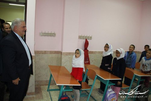 مدرسه 3 کلاسه روستای قورچای در شهرستان رامیان افتتاح شد