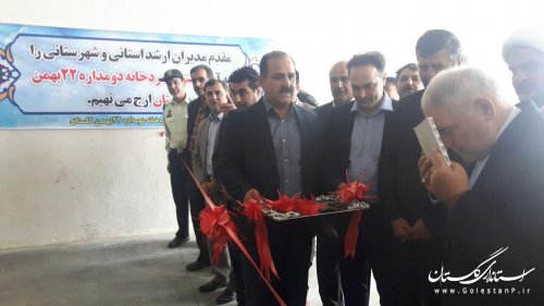 افتتاح سردخانه دو مداره 22 بهمن گلستان در شهرستان رامیان