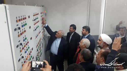 افتتاح سردخانه دو مداره 22 بهمن گلستان در شهرستان رامیان