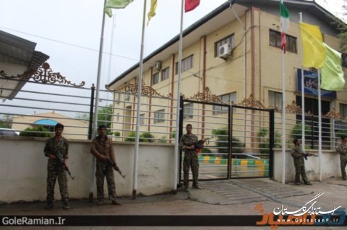 برگزاري رزمايش «شهدای مدافع حرم» گردانهاي بيت المقدس شهرستان رامیان