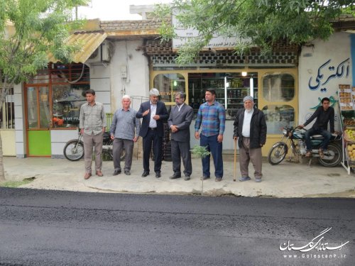 آغاز عملیات آسفالت معابر سطح شهر سیمین شهر