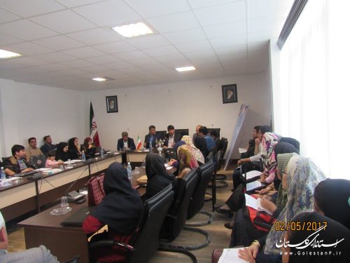 جلسه آموزشی کاربران رایانه شعب اخذ رأی شهرستان گمیشان برگزار شد