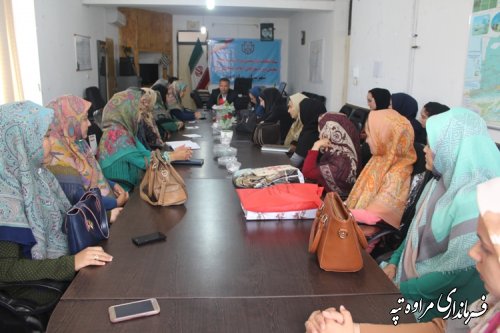 برگزاری نشست فرماندار با بانوان فرهیخته شهرستان مراوه تپه با محوریت انتخابات